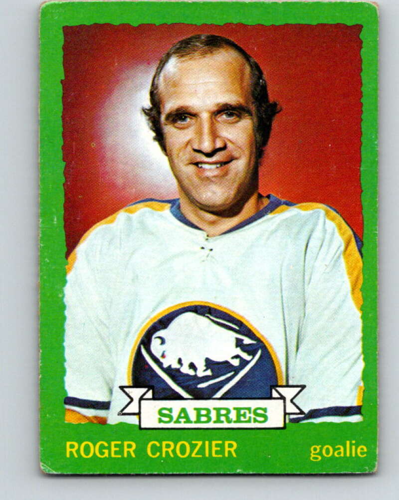 1973-74 O-Pee-Chee #153 Roger Crozier  Buffalo Sabres  V8455
