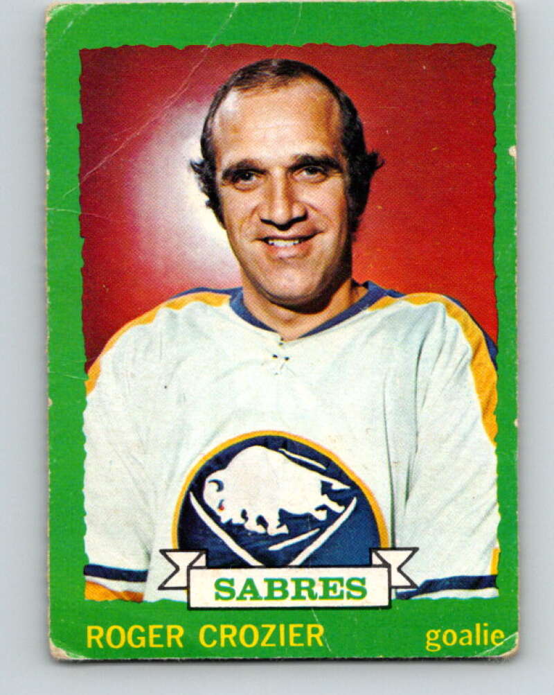 1973-74 O-Pee-Chee #153 Roger Crozier  Buffalo Sabres  V8456