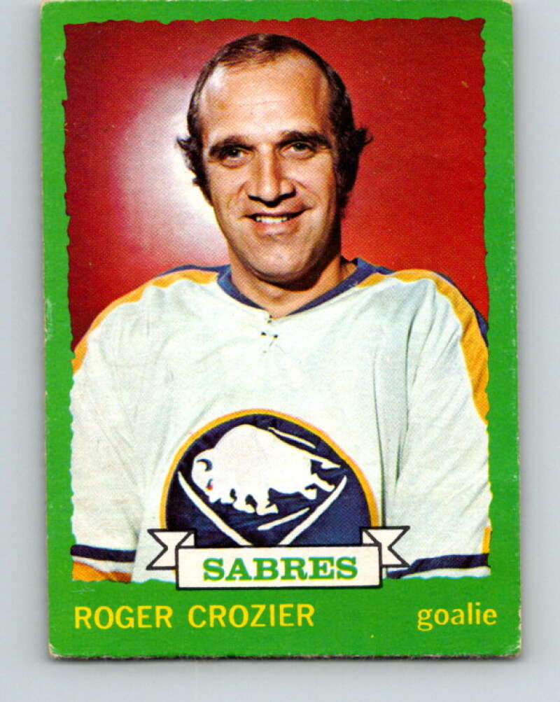 1973-74 O-Pee-Chee #153 Roger Crozier  Buffalo Sabres  V8457