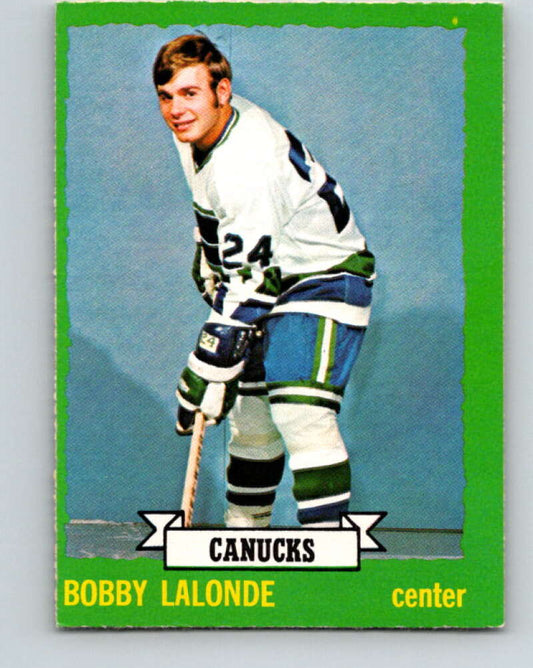 1973-74 O-Pee-Chee #179 Bobby Lalonde  Vancouver Canucks  V8501