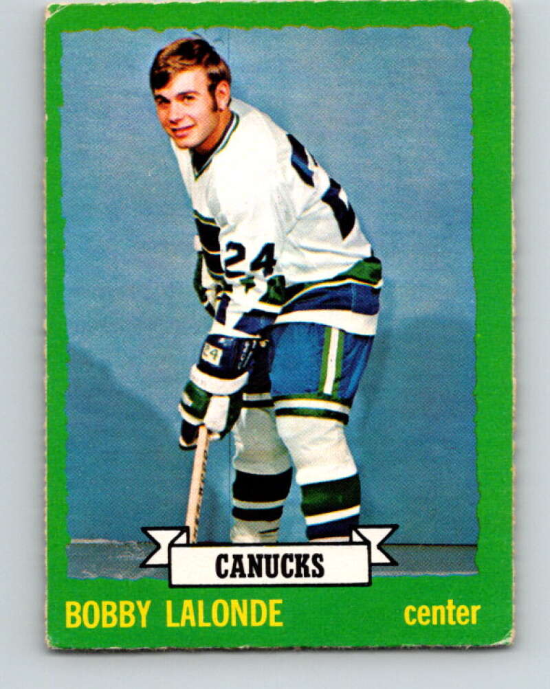 1973-74 O-Pee-Chee #179 Bobby Lalonde  Vancouver Canucks  V8502