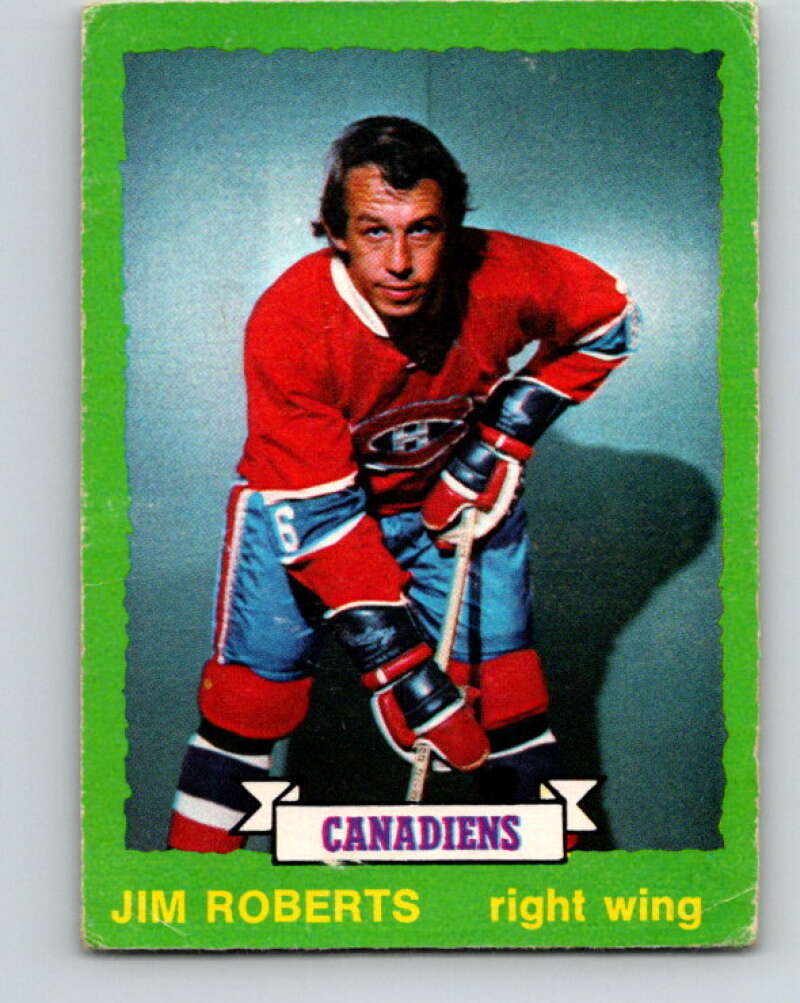 1973-74 O-Pee-Chee #181 Jim Roberts Montreal Canadiens V8507 – Hockey ...