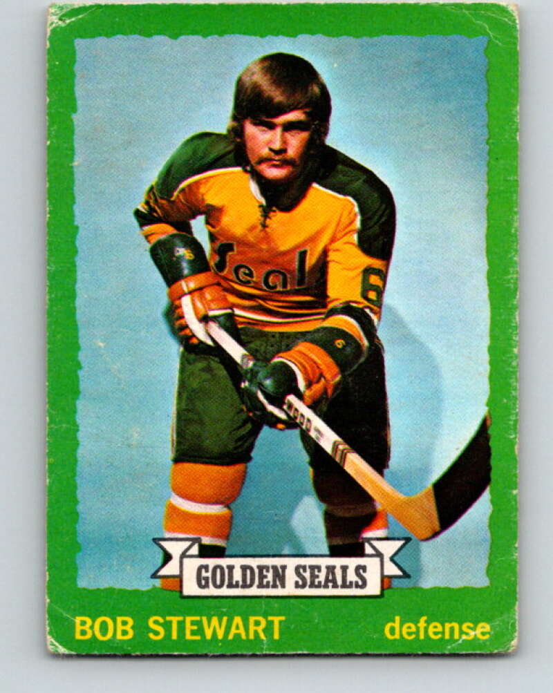 1973-74 O-Pee-Chee #188 Bob Stewart  RC Rookie California Golden Seals  V8516