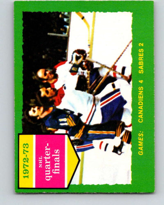 1973-74 O-Pee-Chee #191 Series A  Canadiens/Sabres  V8521