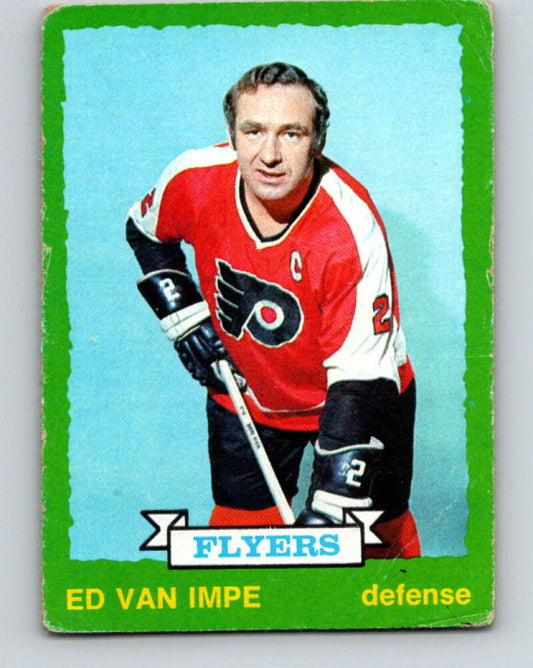 1973-74 O-Pee-Chee #206 Ed Van Impe  Philadelphia Flyers  V8553