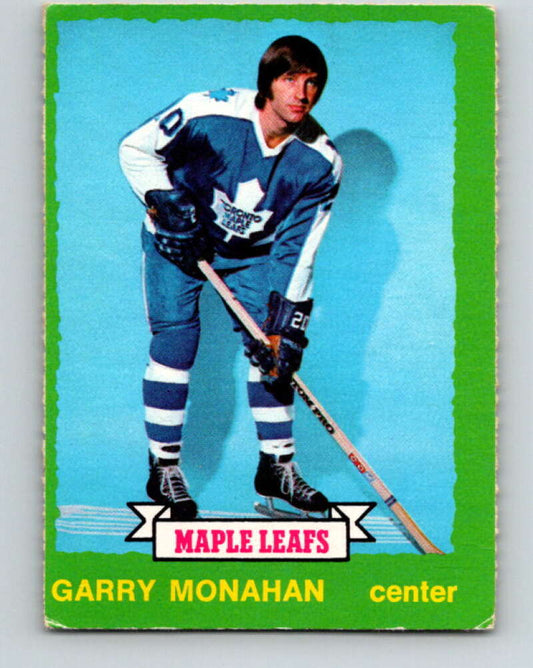 1973-74 O-Pee-Chee #226 Garry Monahan  Toronto Maple Leafs  V8587