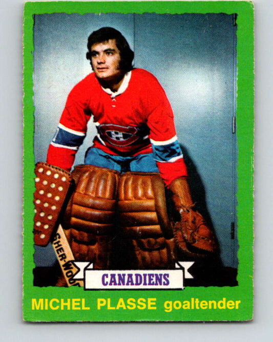 1973-74 O-Pee-Chee #252 Michel Plasse  RC Rookie Montreal Canadiens  V8629