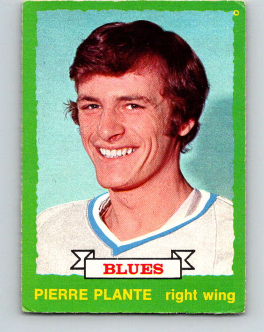 1973-74 O-Pee-Chee #255 Pierre Plante  RC Rookie St. Louis Blues  V8634