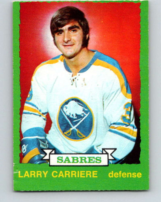 1973-74 O-Pee-Chee #260 Larry Carriere  Buffalo Sabres  V8644