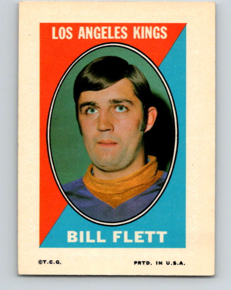 1970-71 Topps Sticker Stamps #8 Bill Flett  Los Angeles Kings  V8659