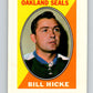 1970-71 Topps Sticker Stamps #12 Bill Hicke  Oakland Seals  V8669