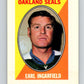 1970-71 Topps Sticker Stamps #15 Earl Ingarfield  Oakland Seals  V8670