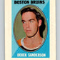 1970-71 Topps Sticker Stamps #27 Derek Sanderson  Boston Bruins  V8683