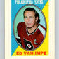 1970-71 Topps Sticker Stamps #32 Ed Van Impe  Philadelphia Flyers  V8689