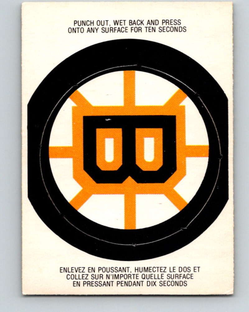 1973-74 O-Pee-Chee Team Crests #3 Boston Bruins  V8814