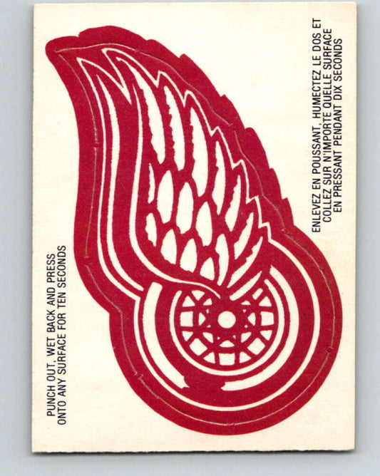 1973-74 O-Pee-Chee Team Crests #7 Detroit Red Wings  V8822