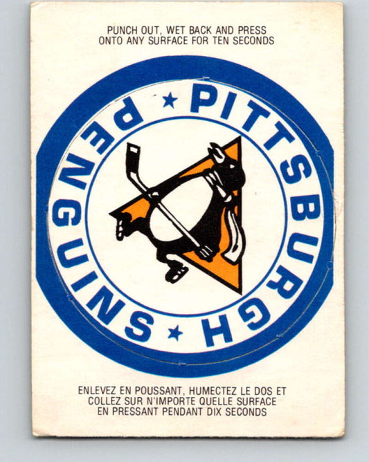 1973-74 O-Pee-Chee Team Crests #14 Pittsburgh Penguins  V8838
