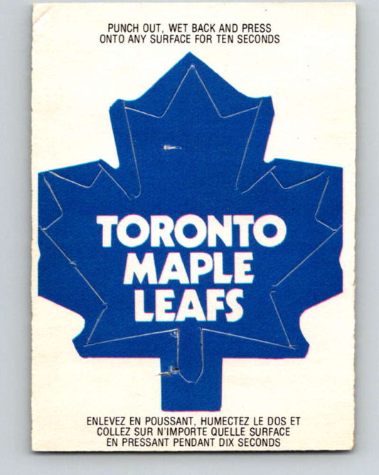 1973-74 O-Pee-Chee Team Crests #16 Toronto Maple Leafs V8844