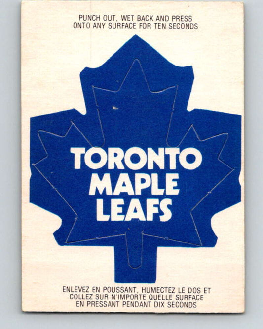 1973-74 O-Pee-Chee Team Crests #16 Toronto Maple Leafs V8845