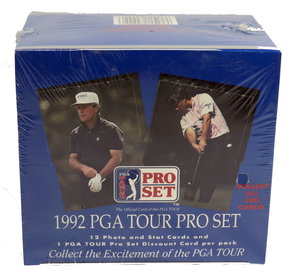 1992 PGA Golf Tour Pro Set Hobby Sealed Box - 36 Packs