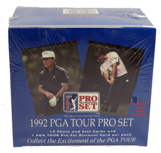 1992 PGA Golf Tour Pro Set Hobby Sealed Box - 36 Packs