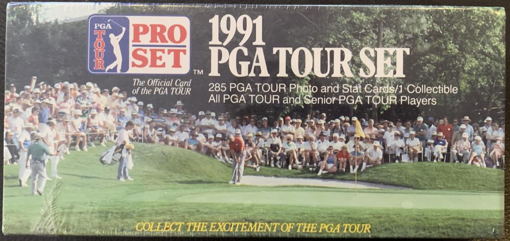 1991 PGA Golf Tour Pro Set Factory Sealed Set - 285 Cards