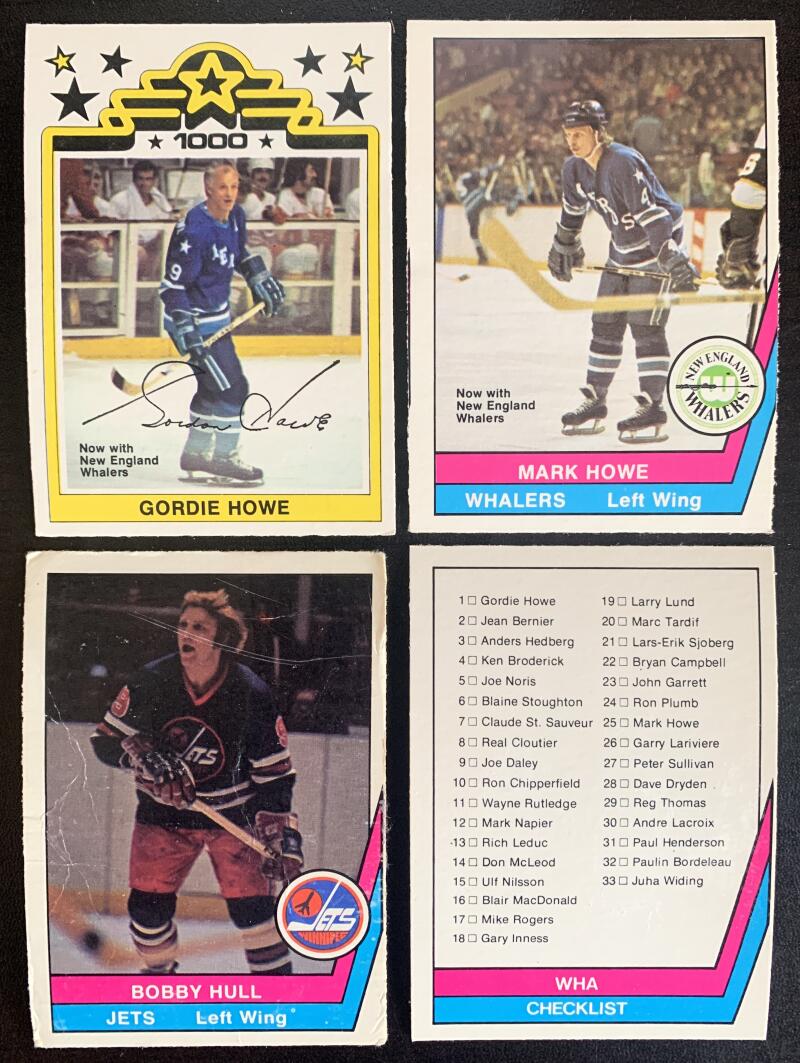 1977-78 WHA O-Pee-Chee NHL Hockey Complete Set 1-66 *0175