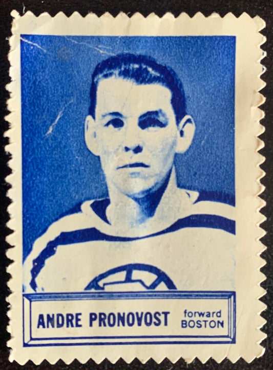 V8864--1961-62 Topps Stamps NHL Hockey Andre Pronovost