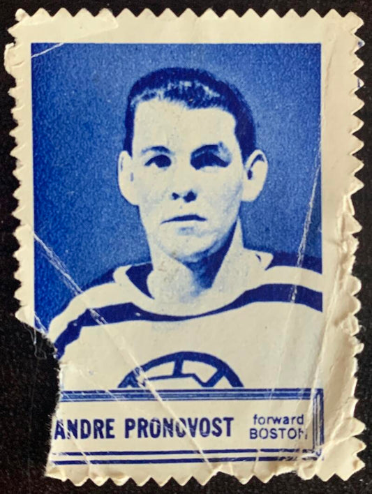 V8865--1961-62 Topps Stamps NHL Hockey Andre Pronovost