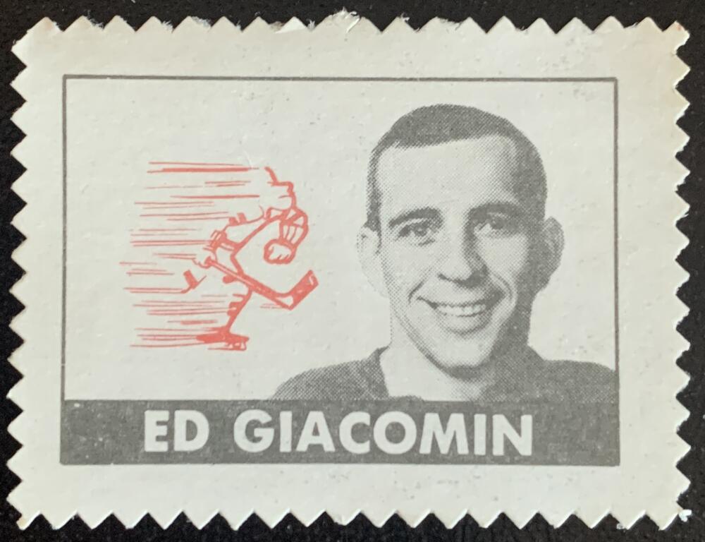 V8880--1969-70 O-Pee-Chee Stamps NHL Hockey Ed Giacomin