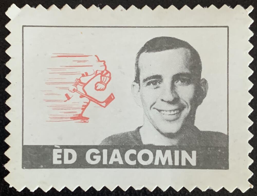 V8881--1969-70 O-Pee-Chee Stamps NHL Hockey Ed Giacomin