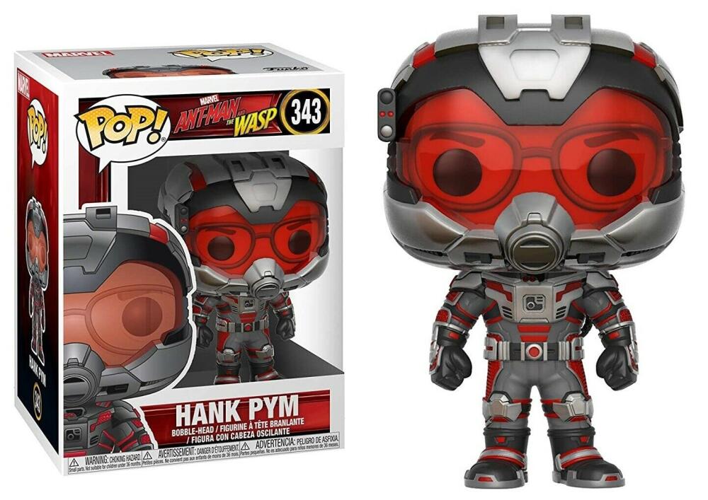 Funko Pop - 343 Marvel Ant-Man and the Wasp - Hank Pym Vinyl Figure  Image 1