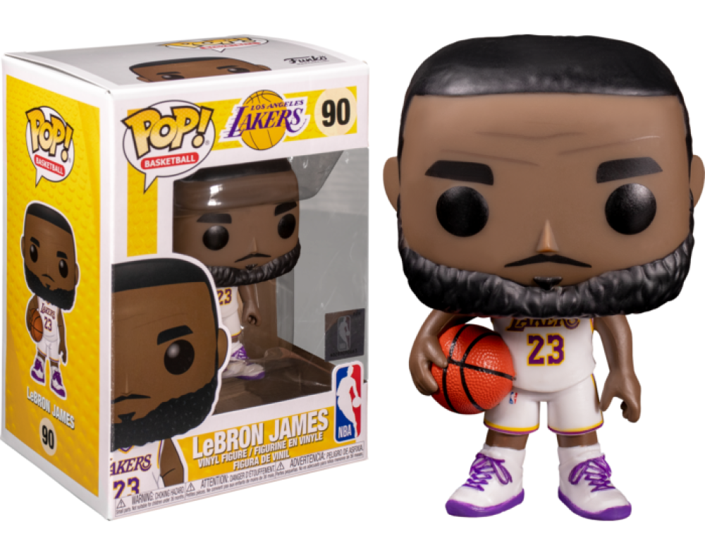 Funko Pop - 90 NBA Basketball - Lebron James Los Angeles Lakers Vinyl Figure