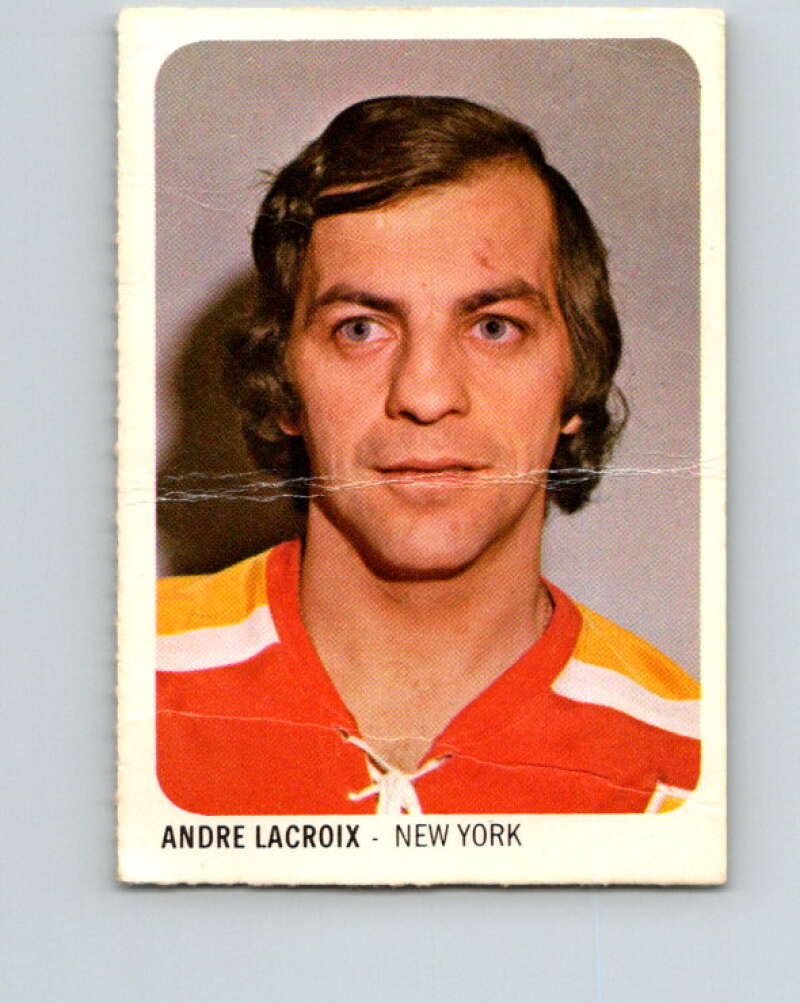1973-74 Quaker Oats WHA #6 Andre Lacroix  New York  V8905
