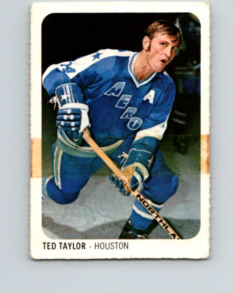 1973-74 Quaker Oats WHA #28 Ted Taylor  Houston Aeros  V8924