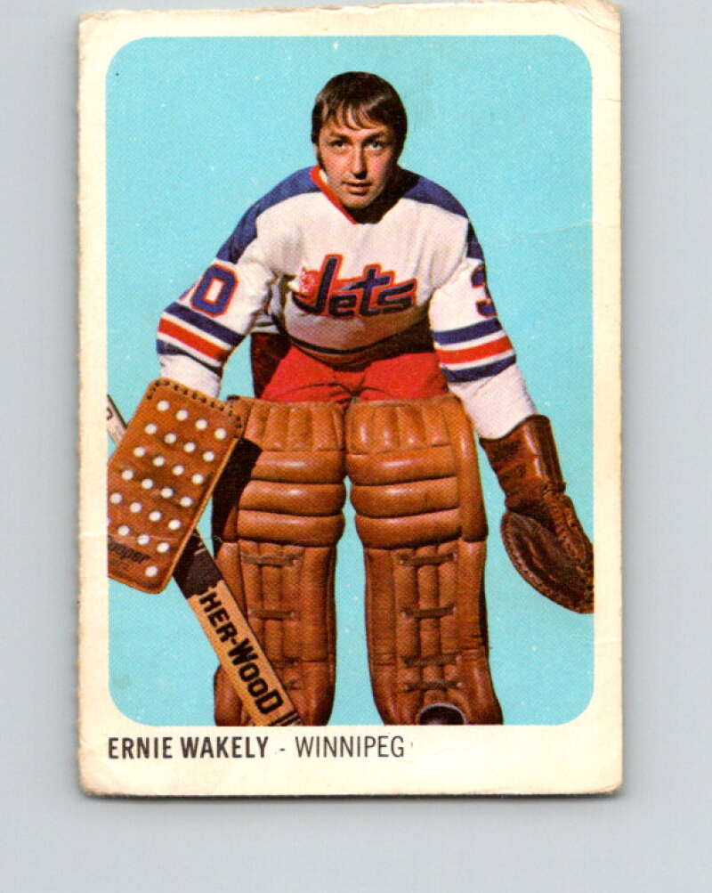 1973-74 Quaker Oats WHA #41 Ernie Wakely  Winnipeg Jets  V8946