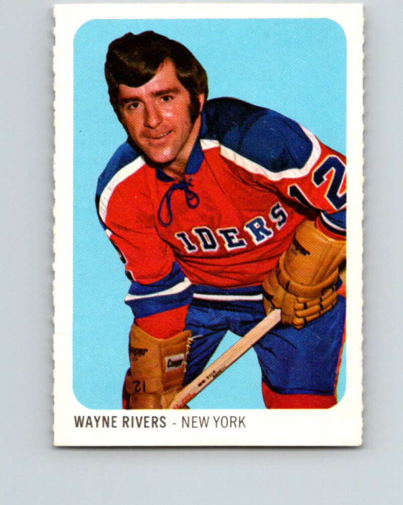 1973-74 Quaker Oats WHA #44 Wayne Rivers  New York  V8949