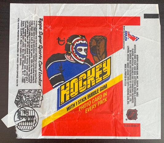 Hockey Wax Wrapper - 1977-78 Topps - Sports Card Locker Pack W20