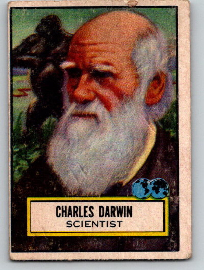 1952 Topps Look 'n See #124 Charles Darwin Vintage Card V8966