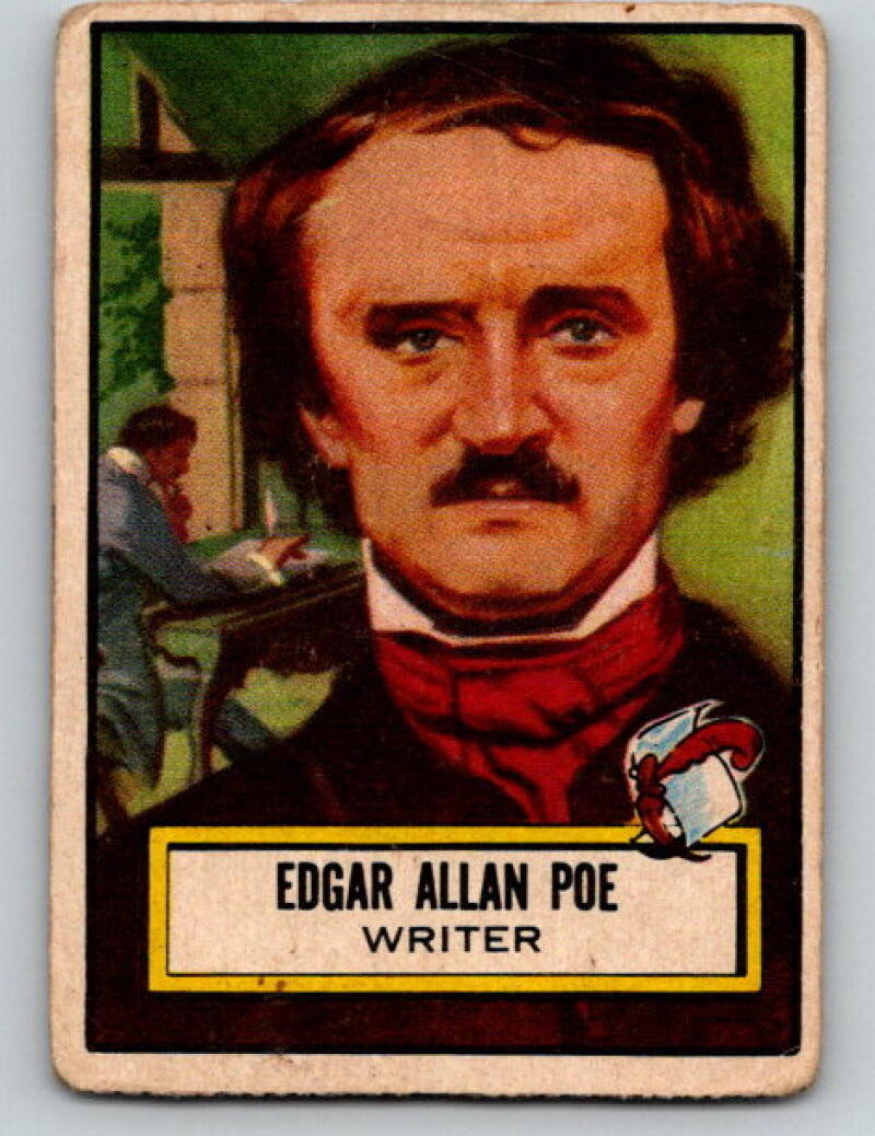 1952 Topps Look 'n See #79 Edgar Allan Poe Vintage Card V8970