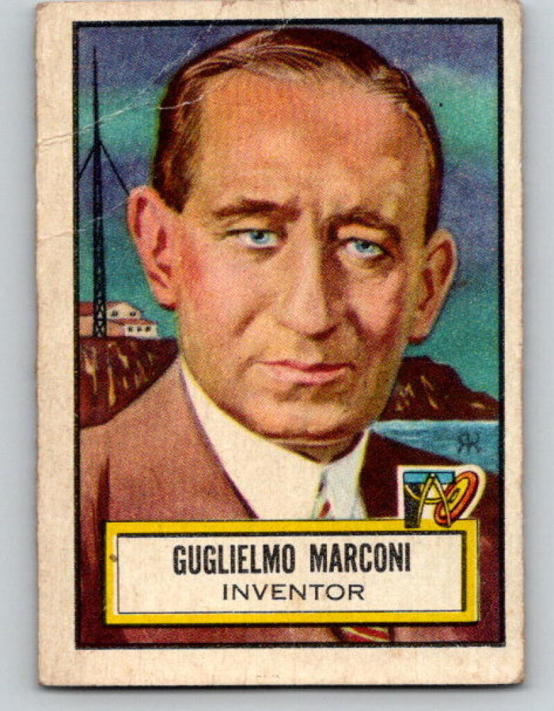 1952 Topps Look 'n See #69 Guglielmo Marconi Vintage Card V8973