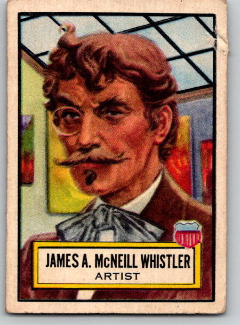 1952 Topps Look 'n See #23 James A.M. Whistler Vintage Card V8978