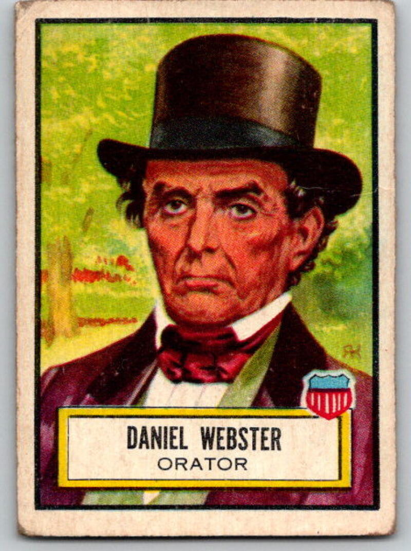 1952 Topps Look 'n See #22 Daniel Webster Vintage Card V8979