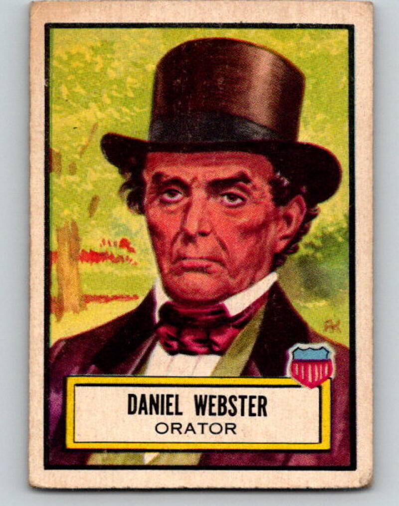1952 Topps Look 'n See #22 Daniel Webster Vintage Card V8980
