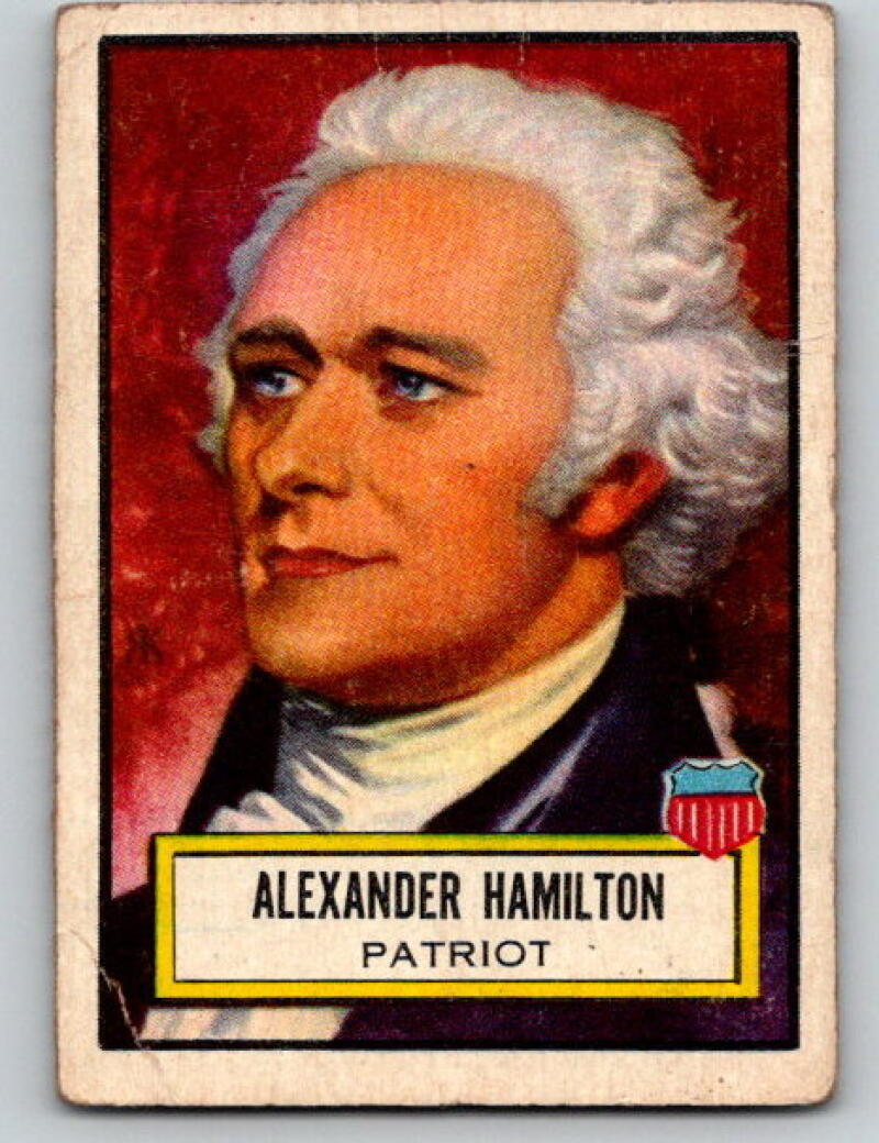 1952 Topps Look 'n See #19 Alexander Hamilton Vintage Card V8982