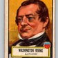 1952 Topps Look 'n See #18 Washington Irving Vintage Card V8983