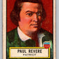 1952 Topps Look 'n See #16 Paul Revere Vintage Card V8985