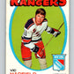 1971-72 O-Pee-Chee #9 Vic Hadfield  New York Rangers  V9002