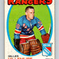 1971-72 O-Pee-Chee #18 Gilles Villemure  New York Rangers  V9026