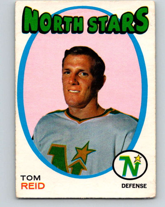 1971-72 O-Pee-Chee #21 Tom Reid  Minnesota North Stars  V9034